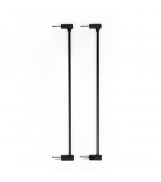 CHILDHOME Extension For Safety Gates VHELTB - 2x7 Cm - Metal - Black
