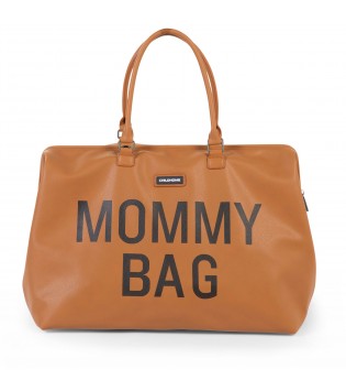 CHILDHOME Mommy Bag Nursery Bag - leatherlook brown